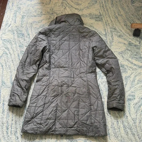 The North Face Woman Trendy Mid-length Down Jacket Silver Grey S - Picture 5 of 5